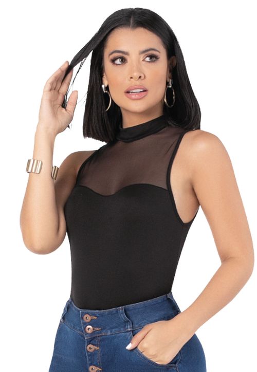 Camiseta Mujer Negro Mp 5951