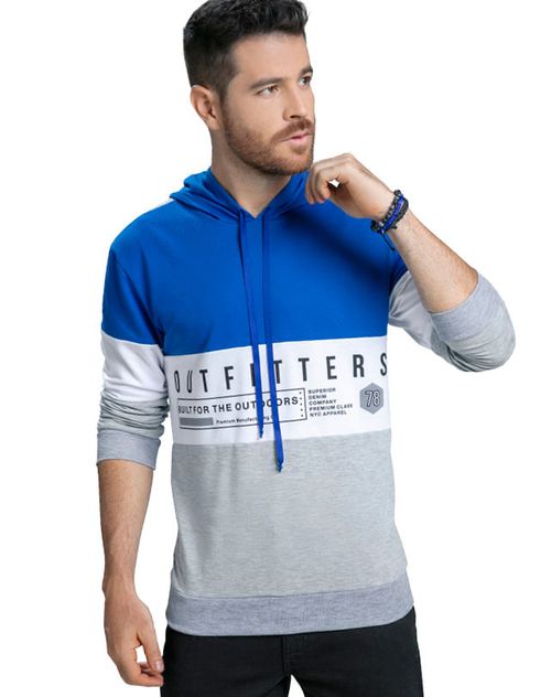 Buzo Hombre Azul Mp 89074