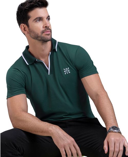 Polo Hombre Verde Mp 87630