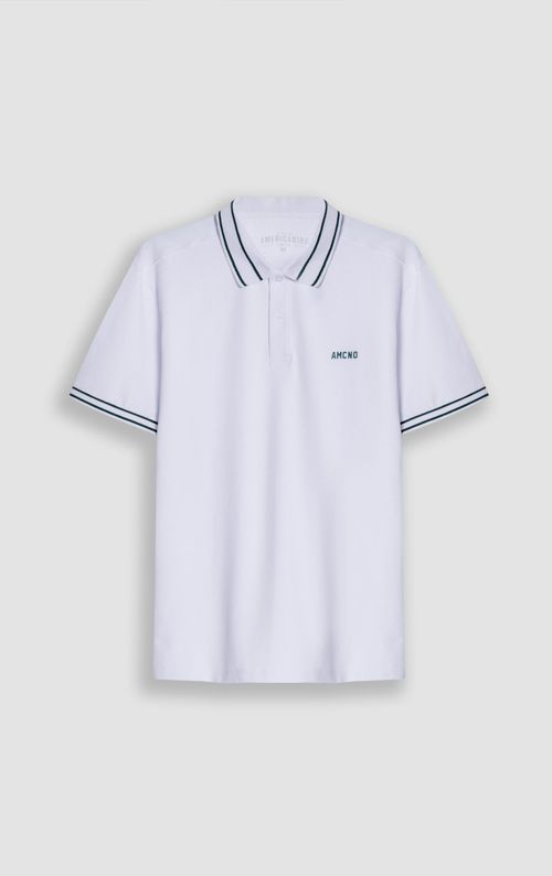 Polo con detalle bordado para hombre