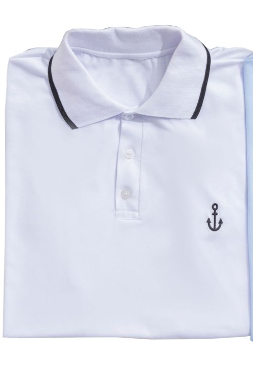 Polo Hombre Blanco Mp 102477