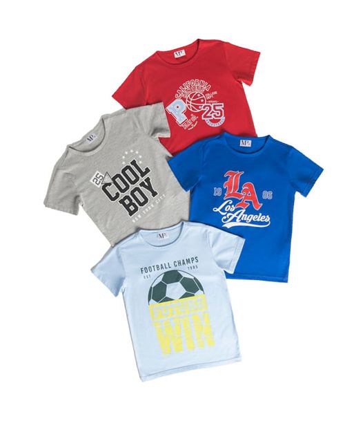 Camiseta Infantil Gris Mp 2959
