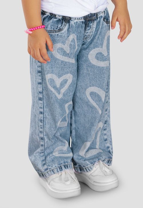 Pantalón Infantil Niñas Azul Claro Mp 103246