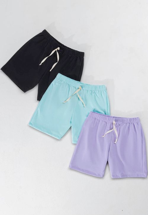 Bermuda Paq X3 Infantil Multicolor Mp 1950