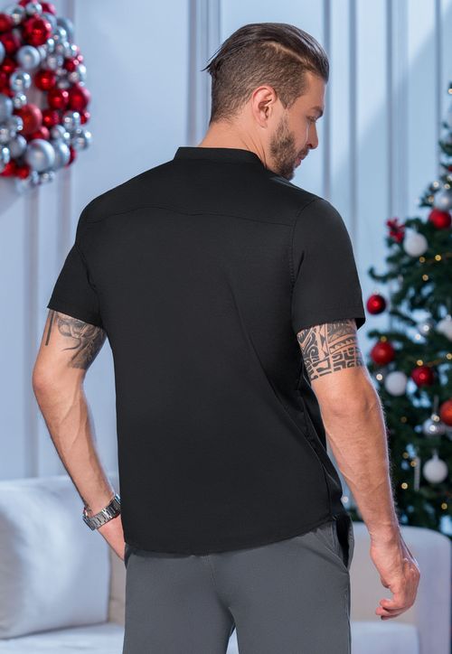 Camisa Hombre Negro Mp 105331