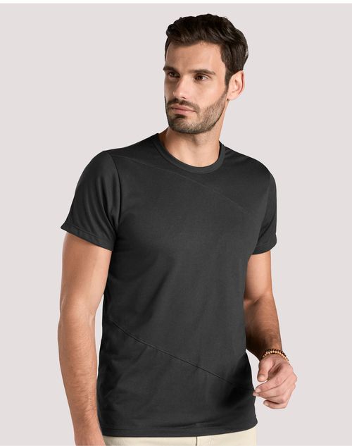 Camiseta Hombre Negro Mp 88199