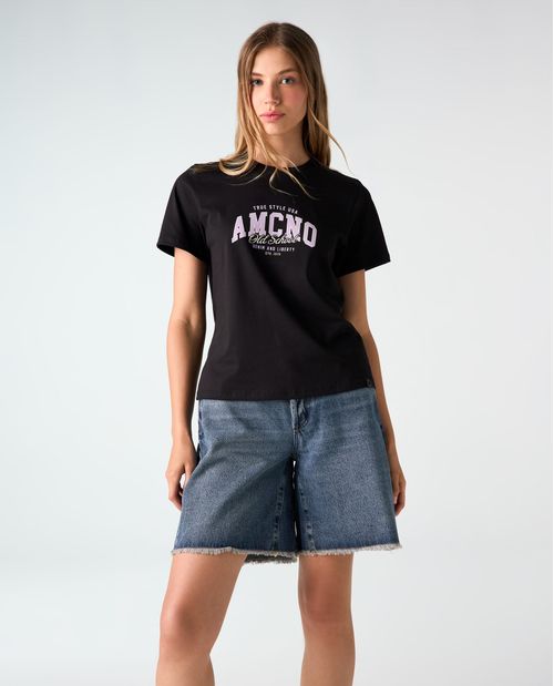 Camiseta Manga Corta Algodón Masculina