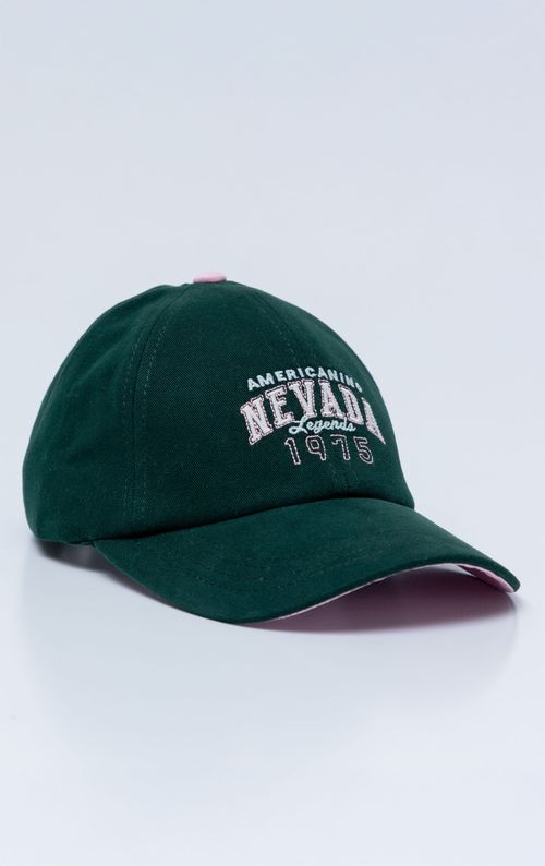 Gorra seis cascos con bordado para mujer