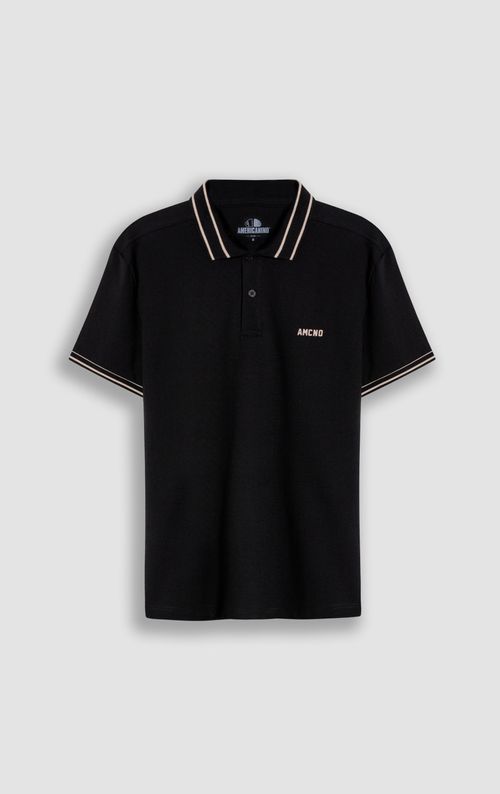 Polo con detalle bordado para hombre