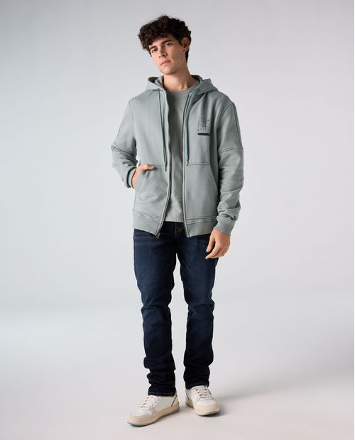Jean Slim tono oscuro para hombre