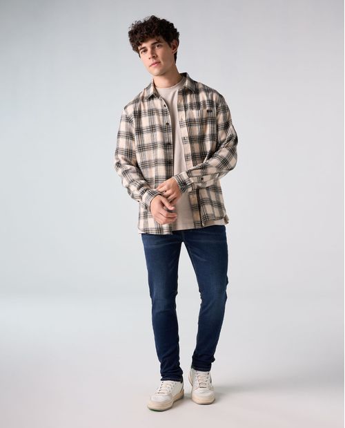 Jean Skinny tono oscuro para hombre