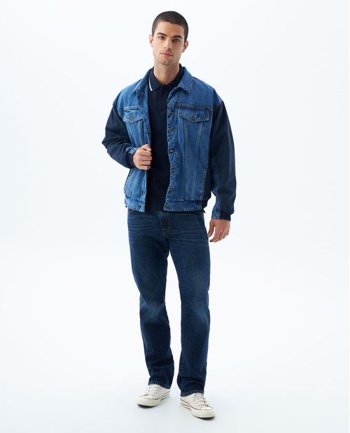 Polo Slim con aplique para hombre
