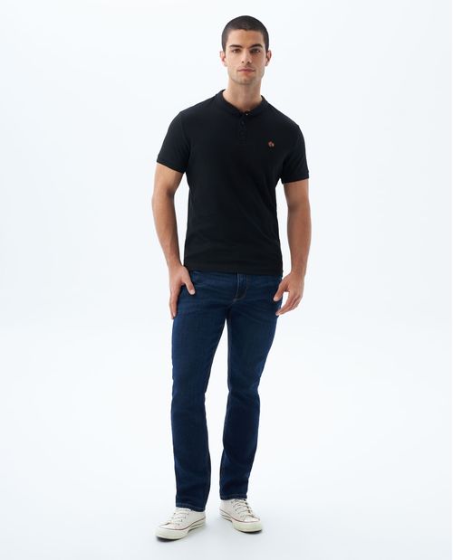 Polo Slim cuello neru para hombre