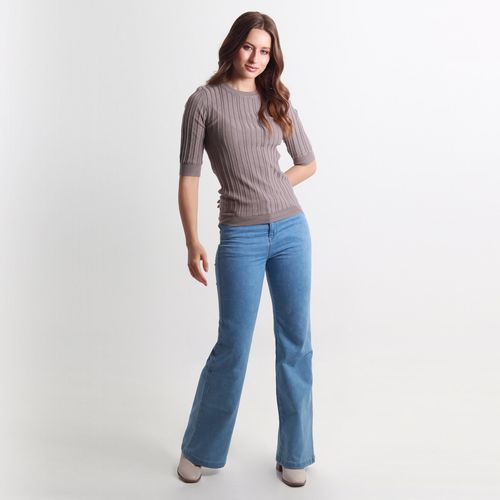 Sweater Cuello Manga Corta