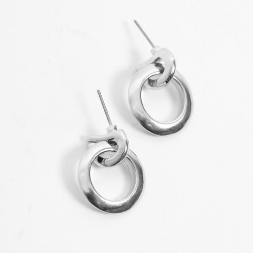 Arete Aro Plateado