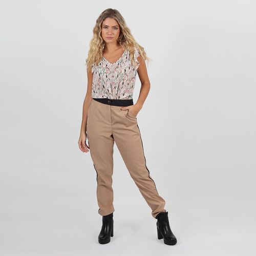 Pantalon tiro alto bota recta