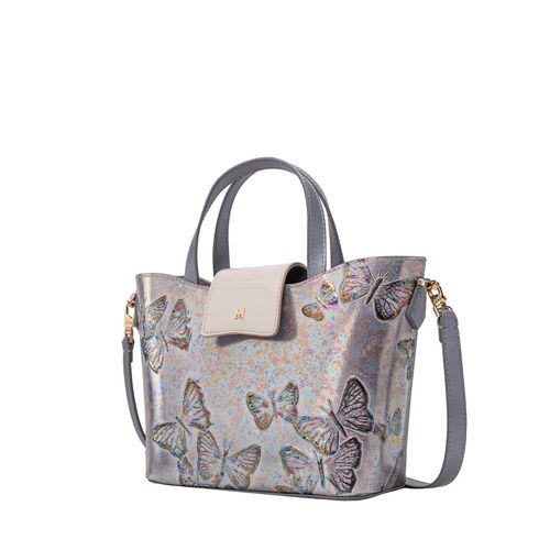 Tote Alas Mini Gris Mariposas