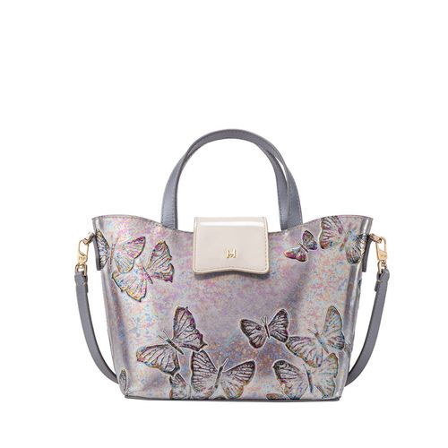 Tote Alas Mini Gris Mariposas
