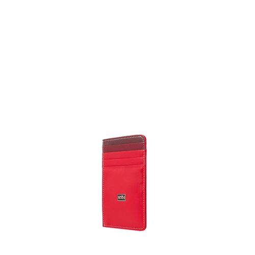 Tarjetero 8 Tarjetas Con Zip Rojo Collorfull
