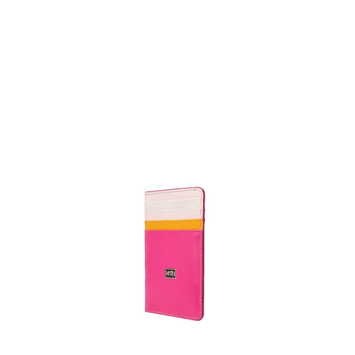 Tarjetero 8 Tarjetas Con Zip Rosado Collorfull