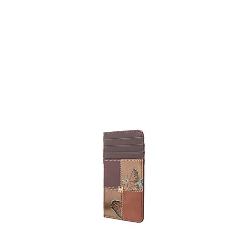 Tarjetero 8 Tarjetas Con Zip Botánico Mixtura