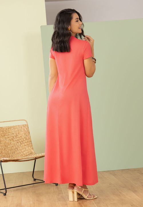 Vestido Largo Mujer Coral Mp 79860