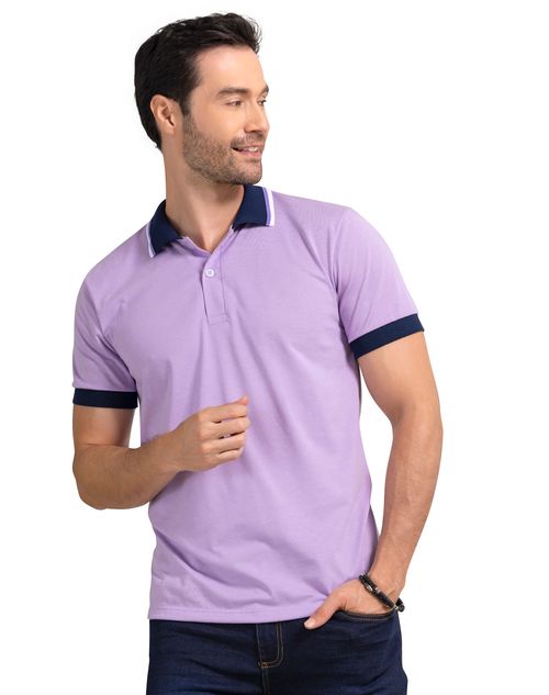 Polo Hombre Lila Mp 96612