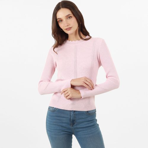 Sweater Cuello Redondo Manga Larga