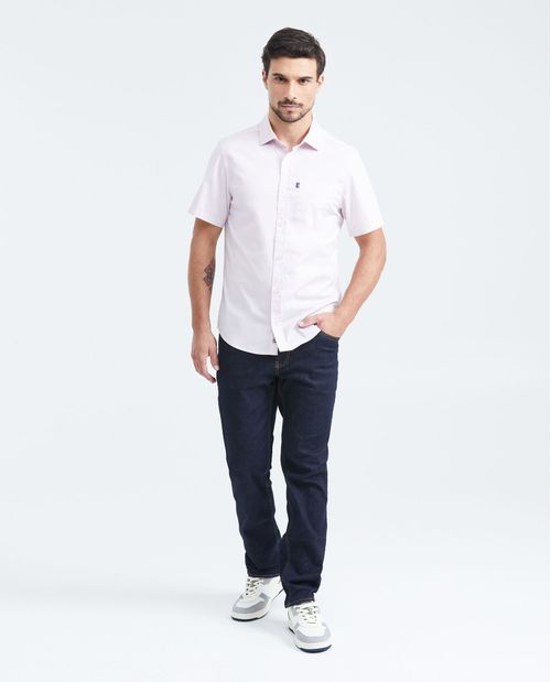 Camisa Manga Corta Algodón Masculino