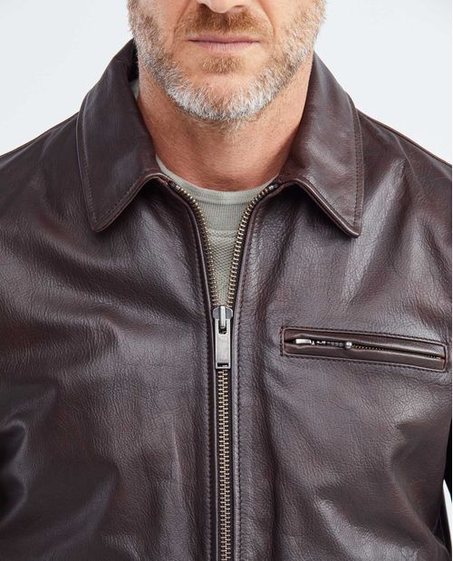 Chaqueta de Piel de Becerro Premium