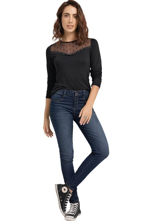 Jean Para Mujer Azul Oscuro Rutta