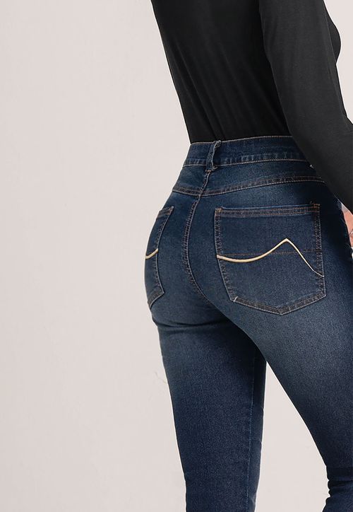 Jean Para Mujer Azul Oscuro Rutta