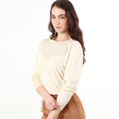 Sweater Cuello Redondo  Manga Corta