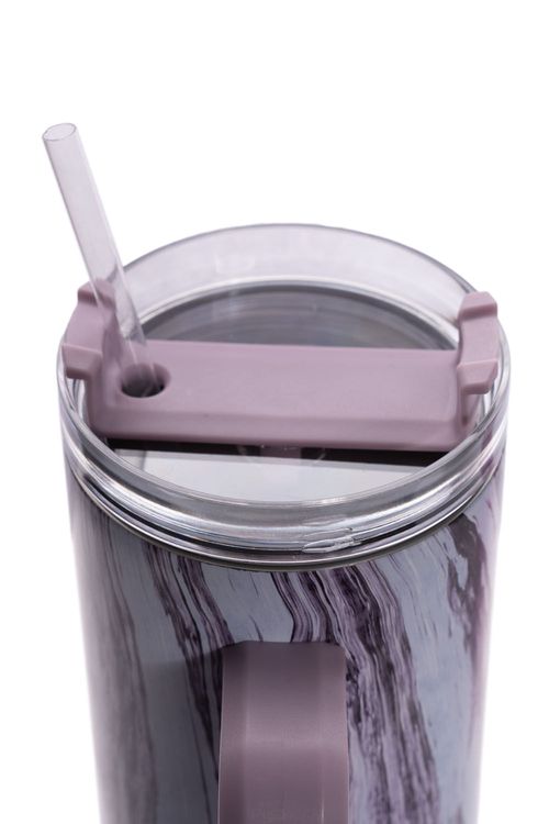 Termo portátil con estampado de 1200 ml