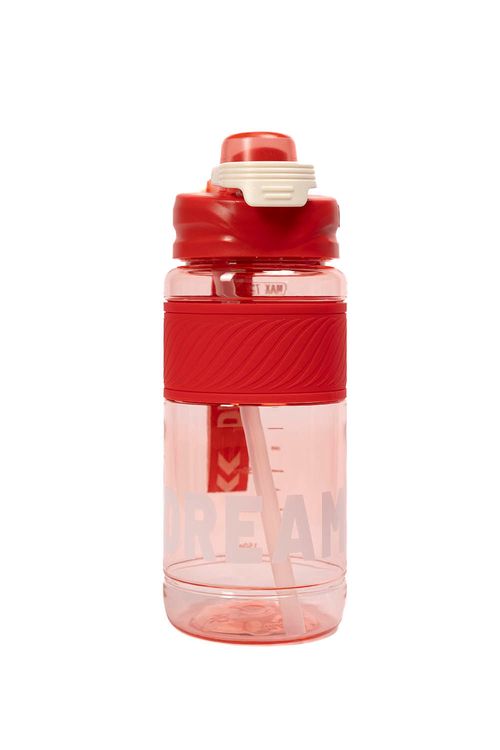 Botella plastica con pitillo de 750ml