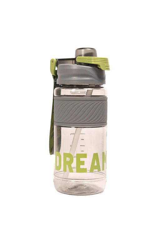 Botella plastica con pitillo de 750ml