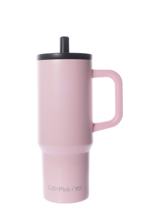 Termo portátil 710ml con manija y pitillo
