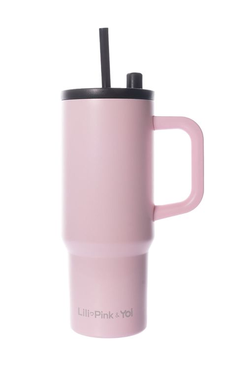 Termo portátil 710ml con manija y pitillo