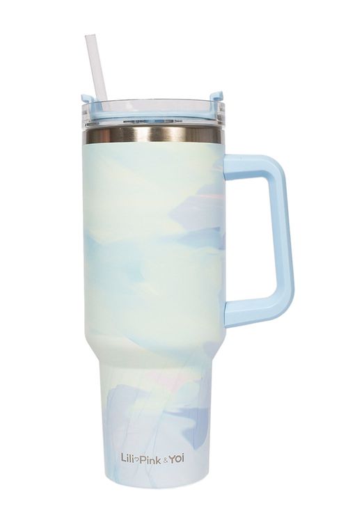 Termo portátil con estampado 1200ml