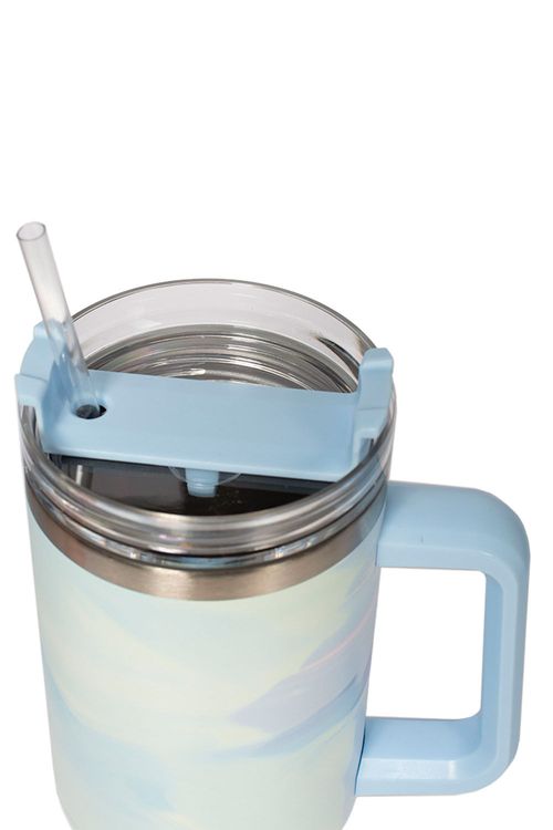 Termo portátil con estampado 1200ml