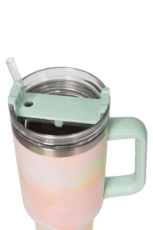 Termo portátil con estampado 1200ml