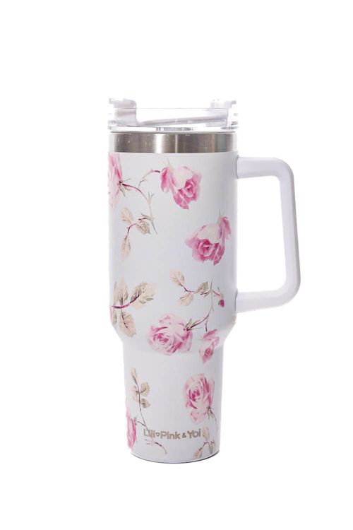 Termo portátil de 1200ml con manija y pitillo