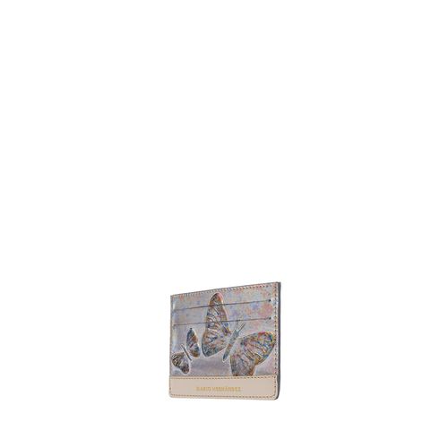 Tarjetero Plano Gris Mariposas