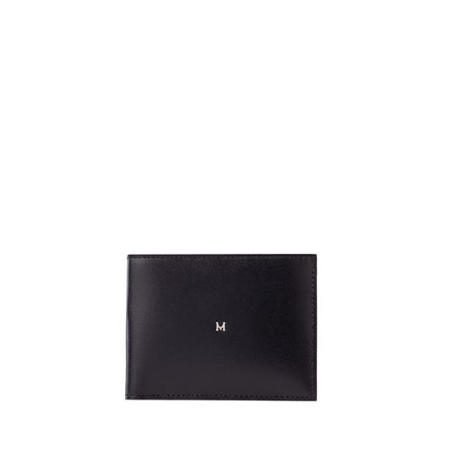 Billetera Slim Horizontal Negro Grafito Castellano