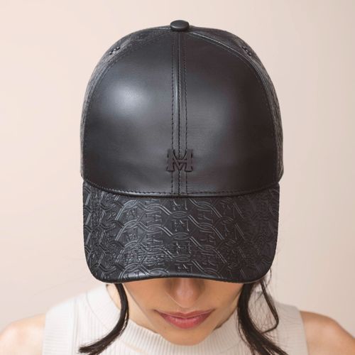 Gorra Beisbolera Huellas Negro Milliner