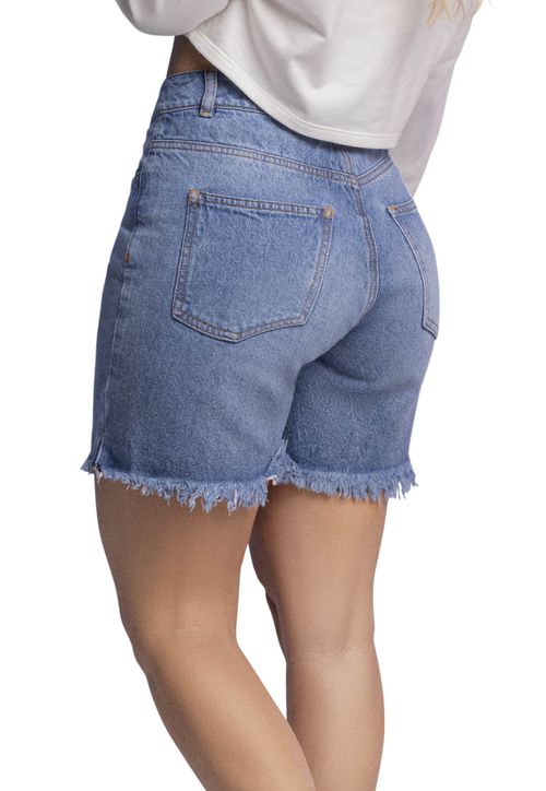 Bermuda Short Mujer Azul Atypical 955