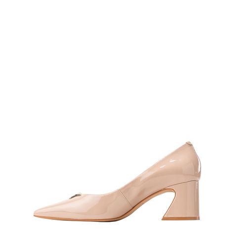 Tacones Alas Nude Charol Glamour