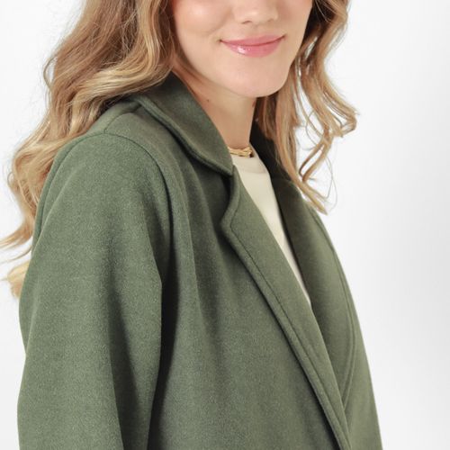Chaqueta Cuello Solapa Manga Larga