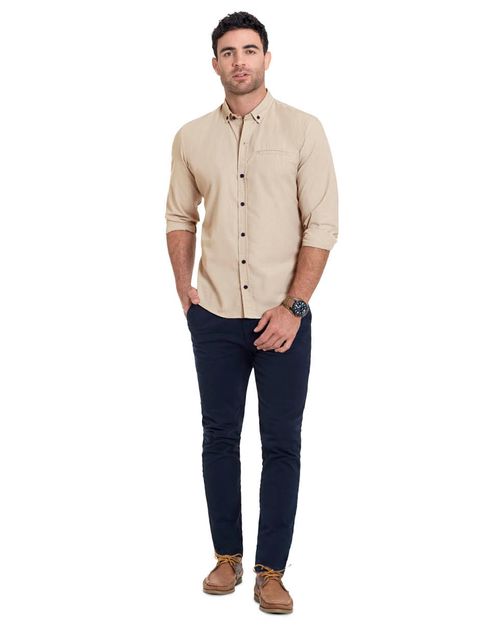 Camisa Adulto Masculino Caqui MP