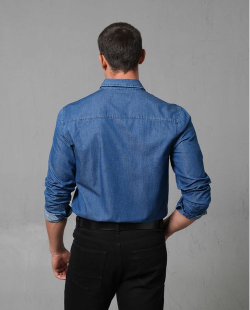 Camisa manga larga para hombre